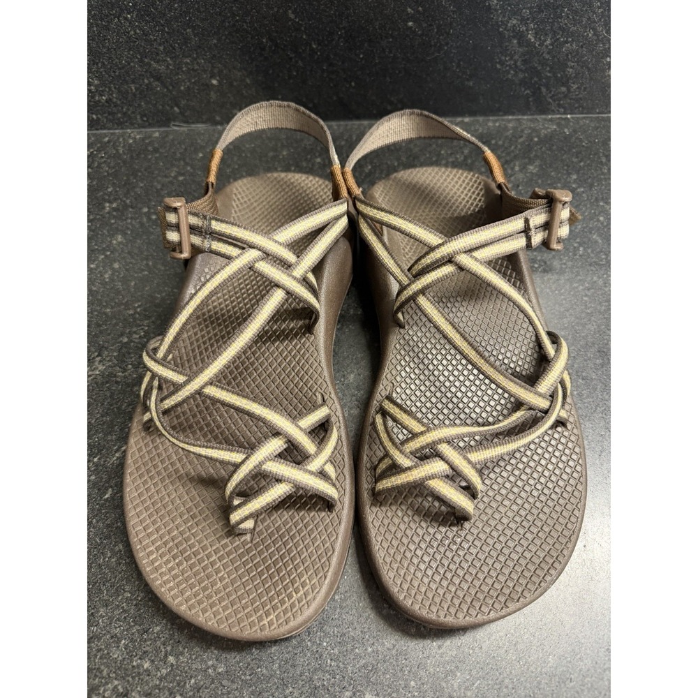 Chaco ZX/2 Classic Sandals Womens 10 Vibram‎ Unaweep Toe Loop Marigold Brown